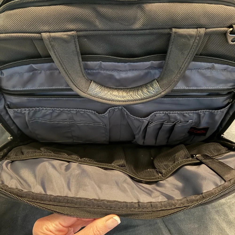 Codi Black Laptop Bag for Men